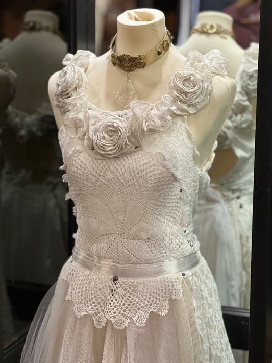 Fairy of Rose and Lace Ritual Gown