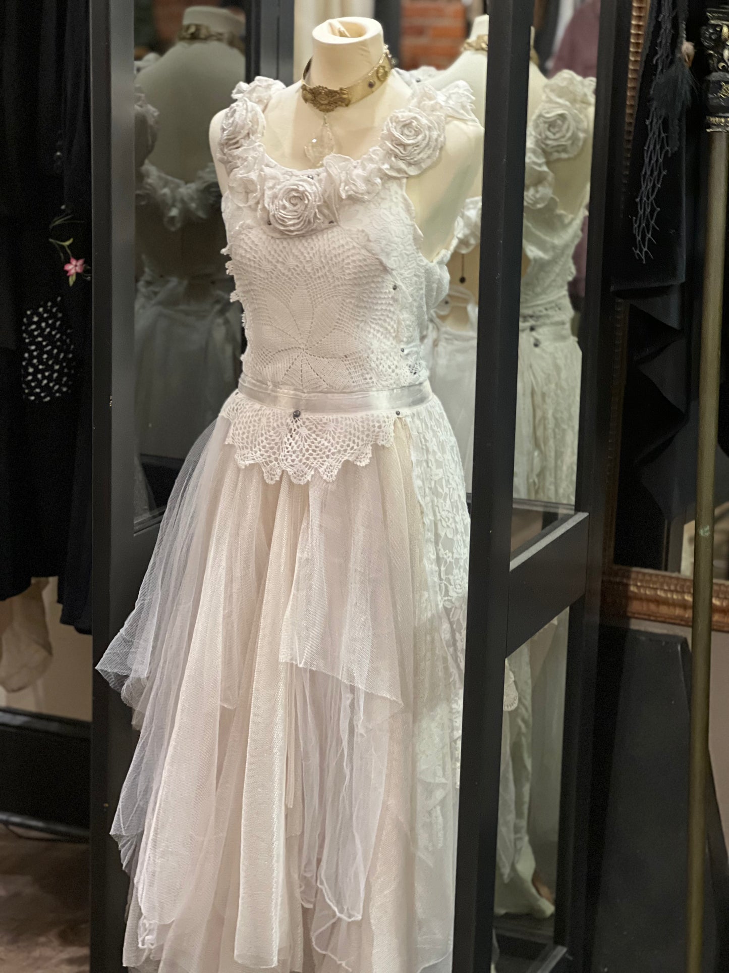 Fairy of Rose and Lace Ritual Gown