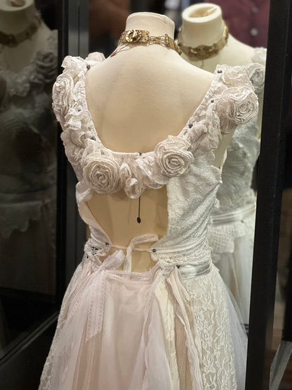 Fairy of Rose and Lace Ritual Gown