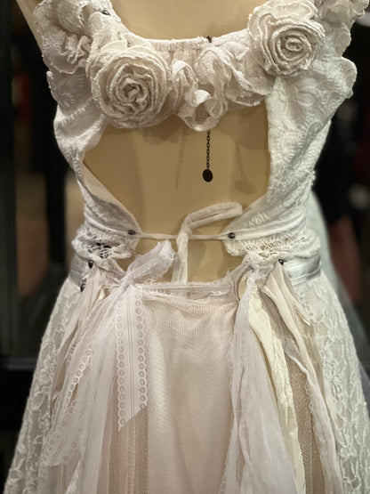 Fairy of Rose and Lace Ritual Gown