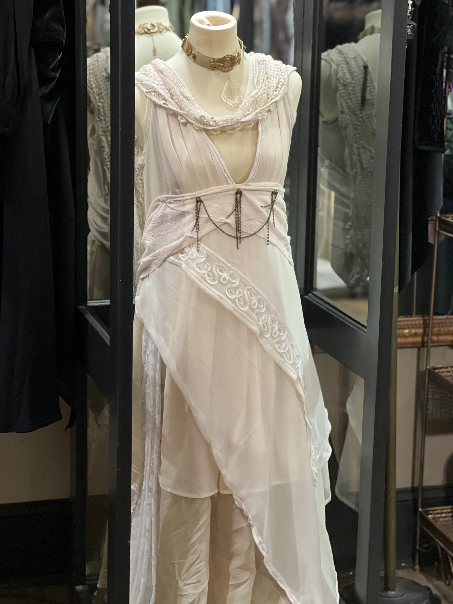 Lace Folk Ritual Gown