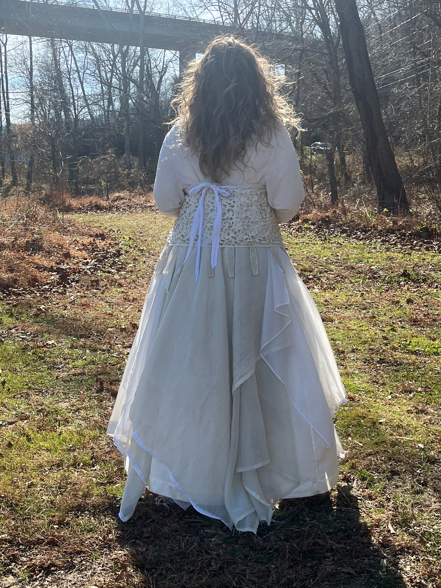 She Wolf Faux Fur Fantasy Duster Coat