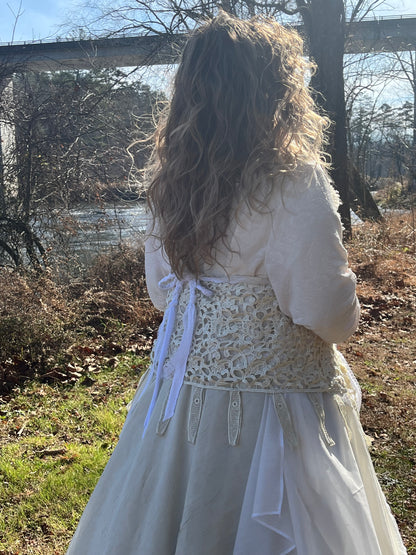 She Wolf Faux Fur Fantasy Duster Coat