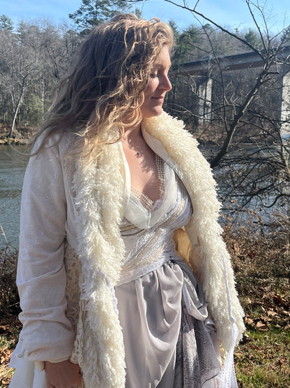 She Wolf Faux Fur Fantasy Duster Coat