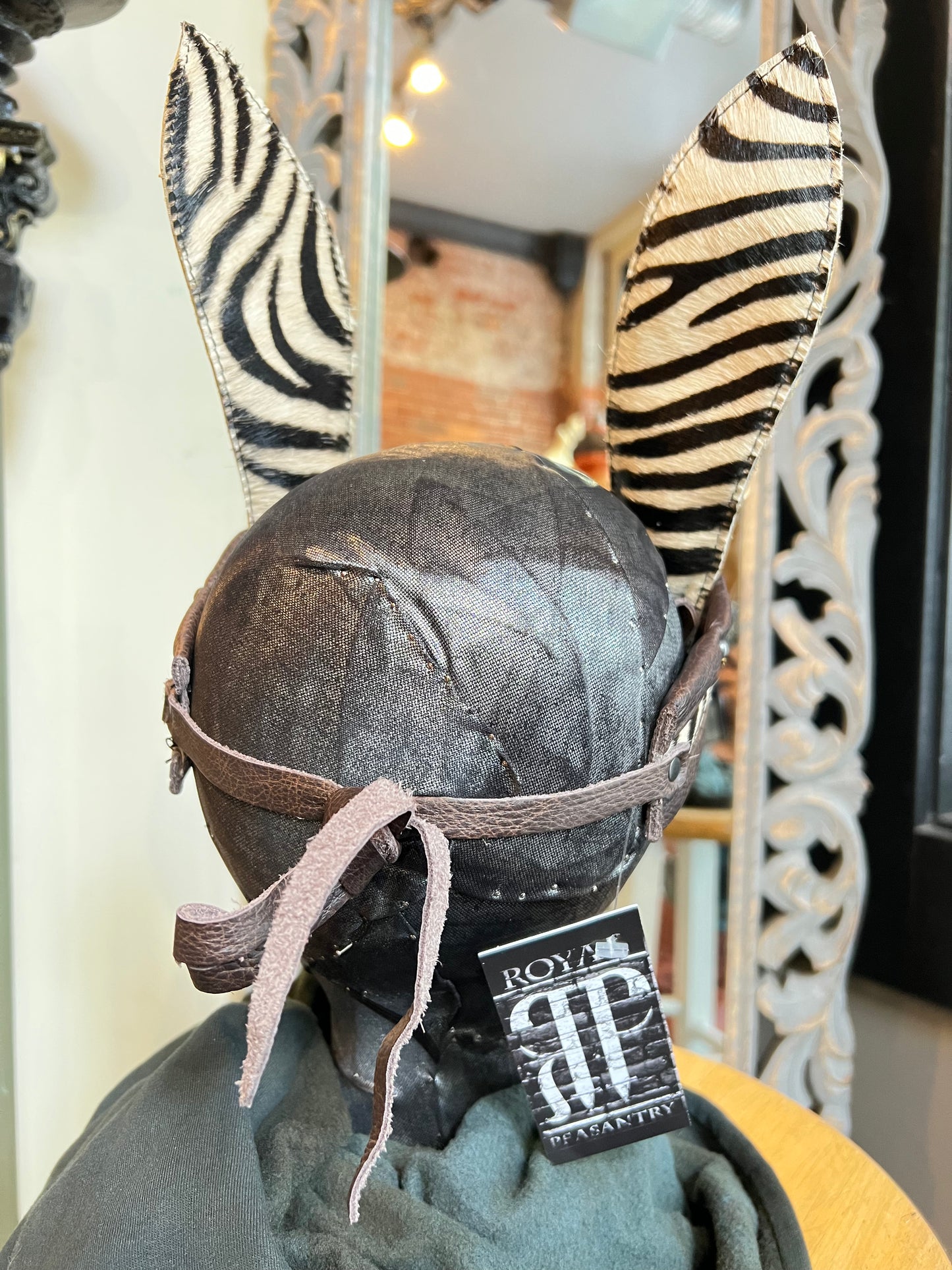 Tan Zebra Headband