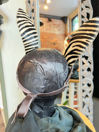 Brown Zebra Headband