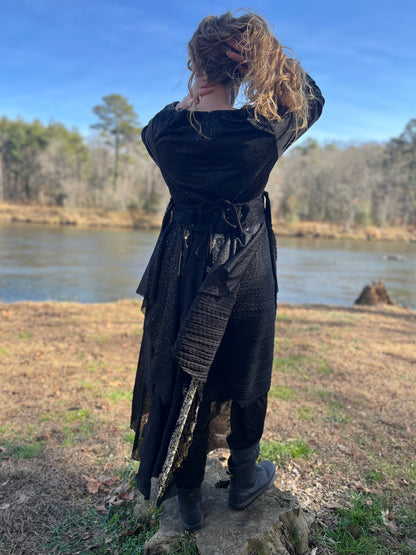 Nightsky Layered Dark Goddess Dress