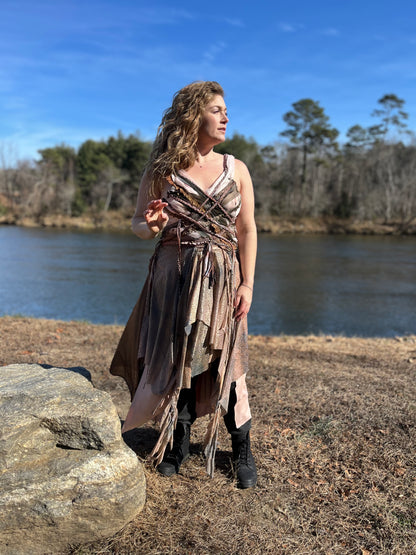 Braided & Tattered Faerie Dress