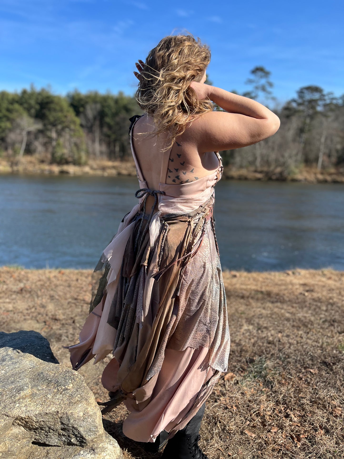 Braided & Tattered Faerie Dress