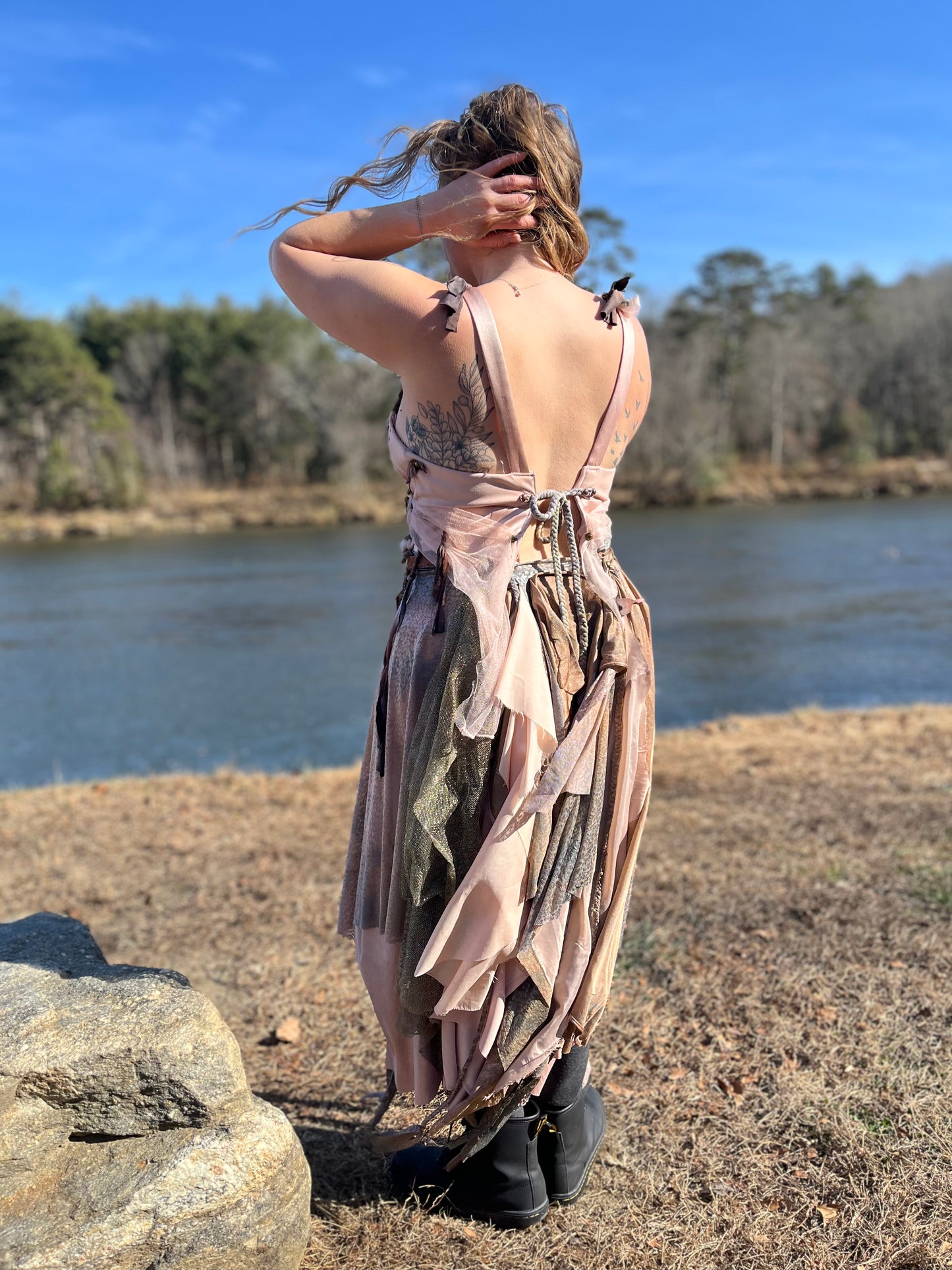 Braided & Tattered Faerie Dress