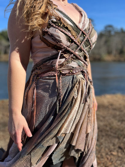 Braided & Tattered Faerie Dress