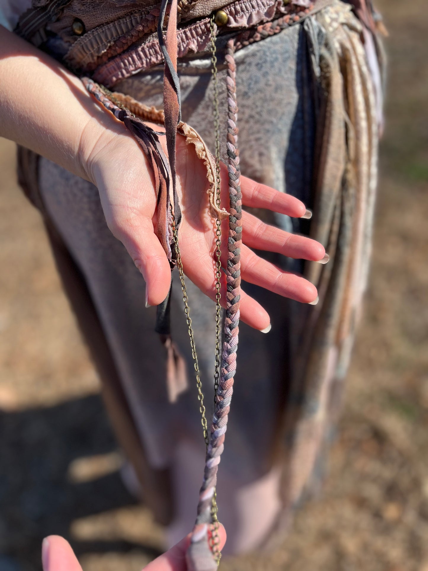 Braided & Tattered Faerie Dress