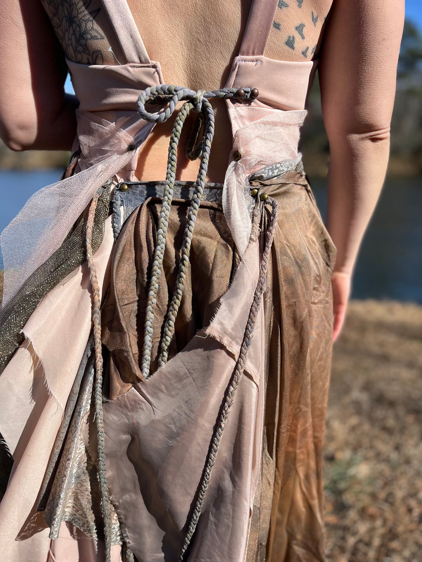Braided & Tattered Faerie Dress