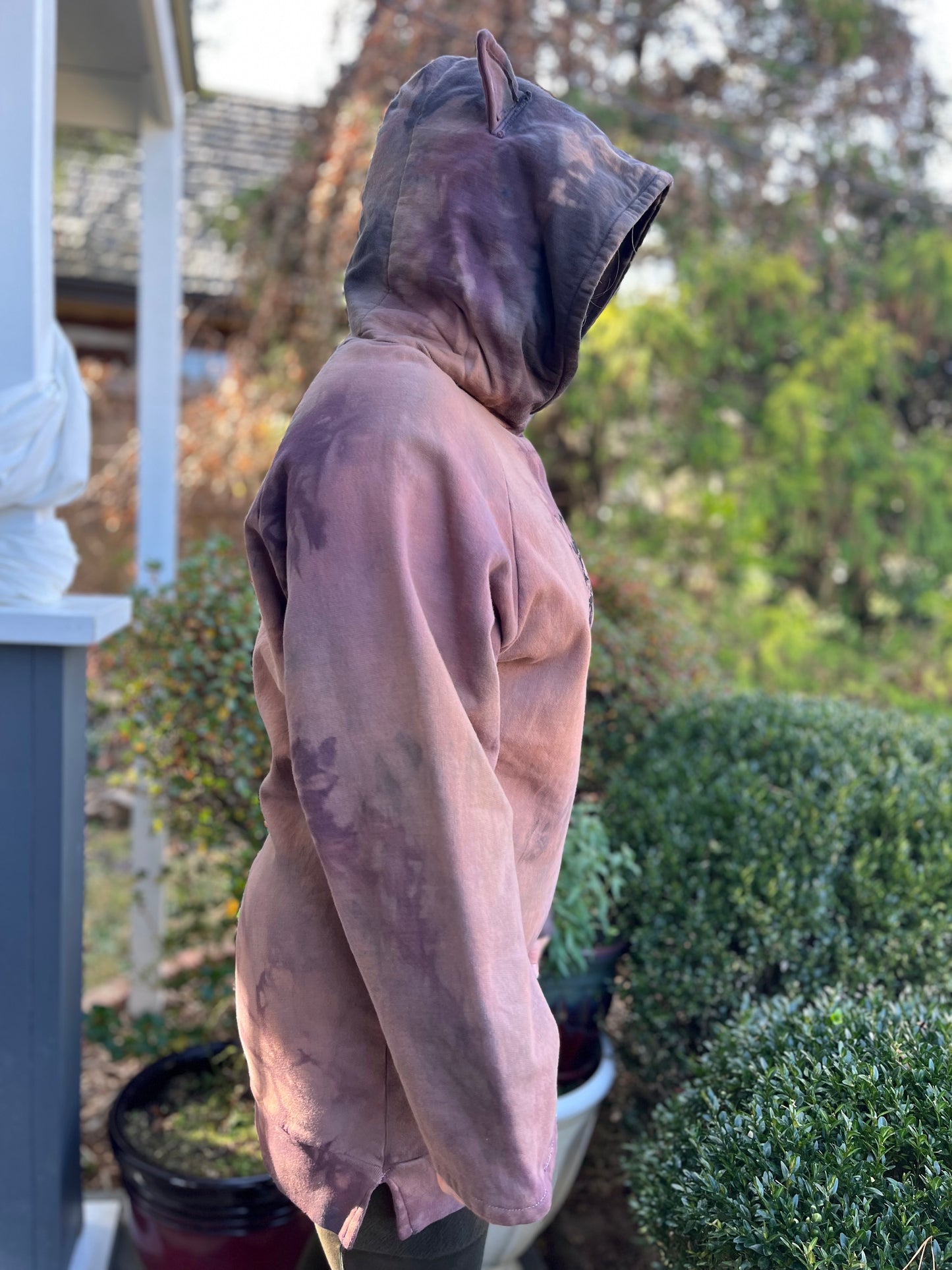 'Skull Baby' 100% Cotton Hoodie w/ Cat Ears