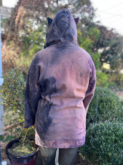 'Skull Baby' 100% Cotton Hoodie w/ Cat Ears