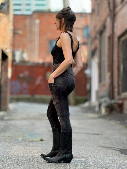 Stone and Ash Crossfox Leggings (Bamboo Fleece)