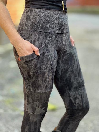 Stone and Ash Crossfox Leggings (Bamboo Fleece)