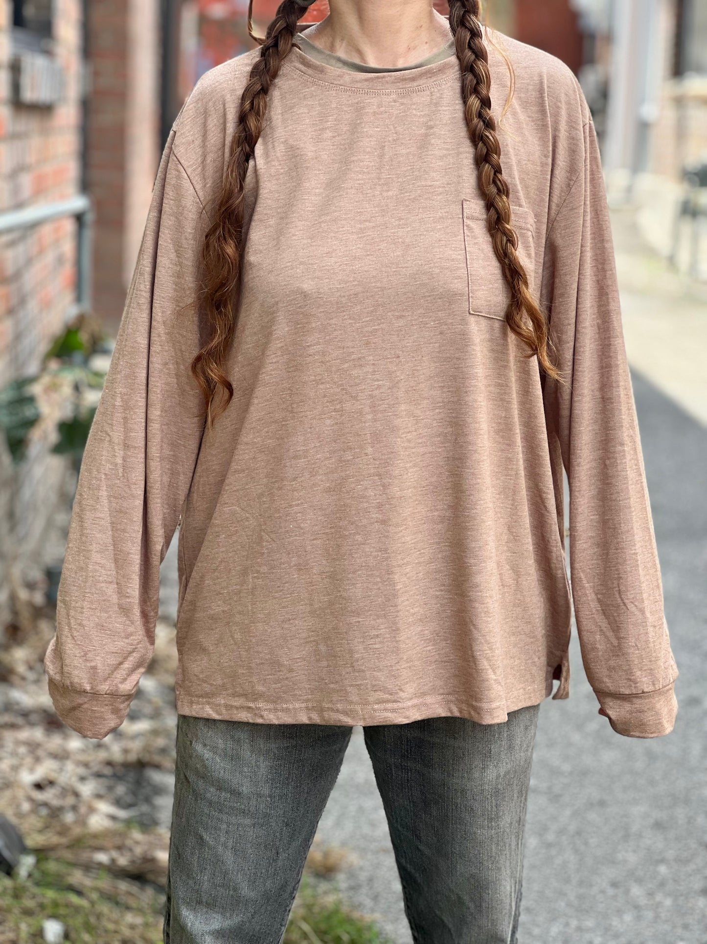 Tan 'Personal Demons' Long Sleeve