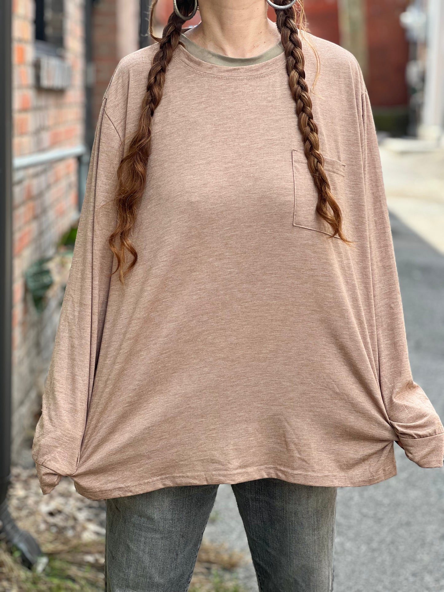 Tan 'Personal Demons' Long Sleeve