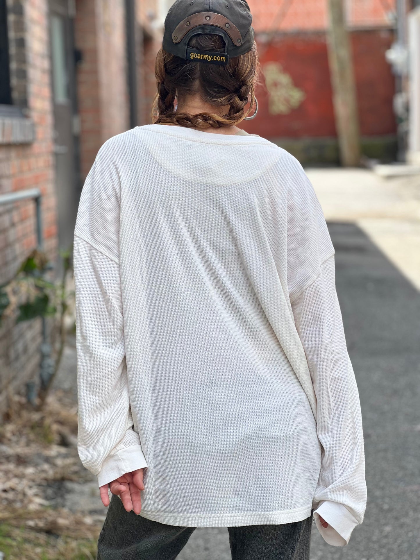 White Thermal 'Personal Demons' Long Sleeve