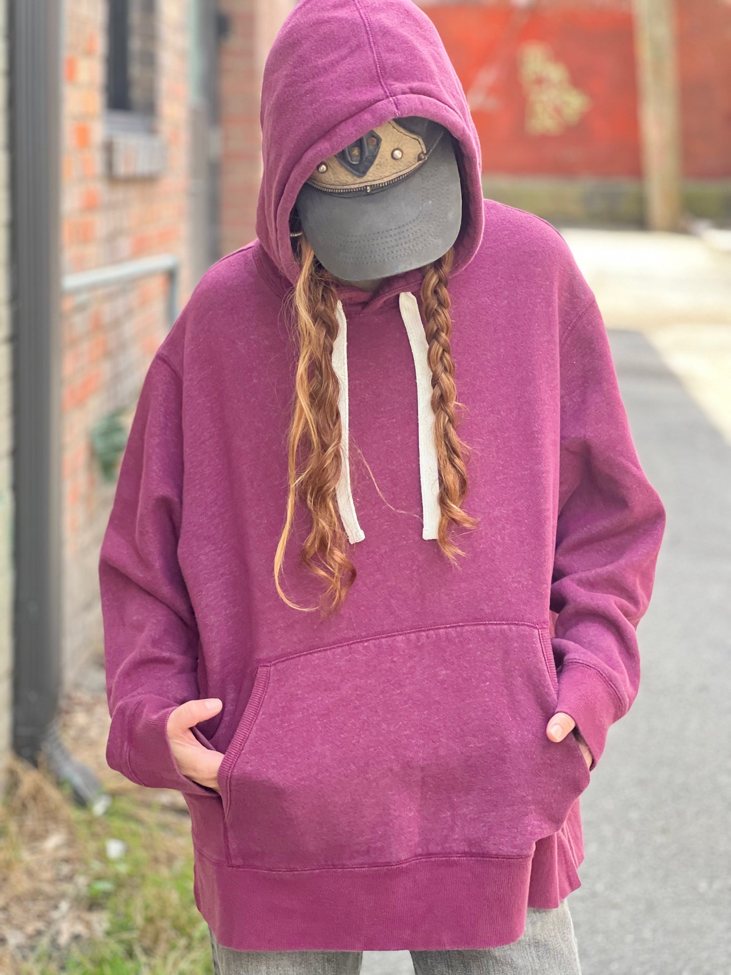 Burgundy 'Personal Demons' Hoodie