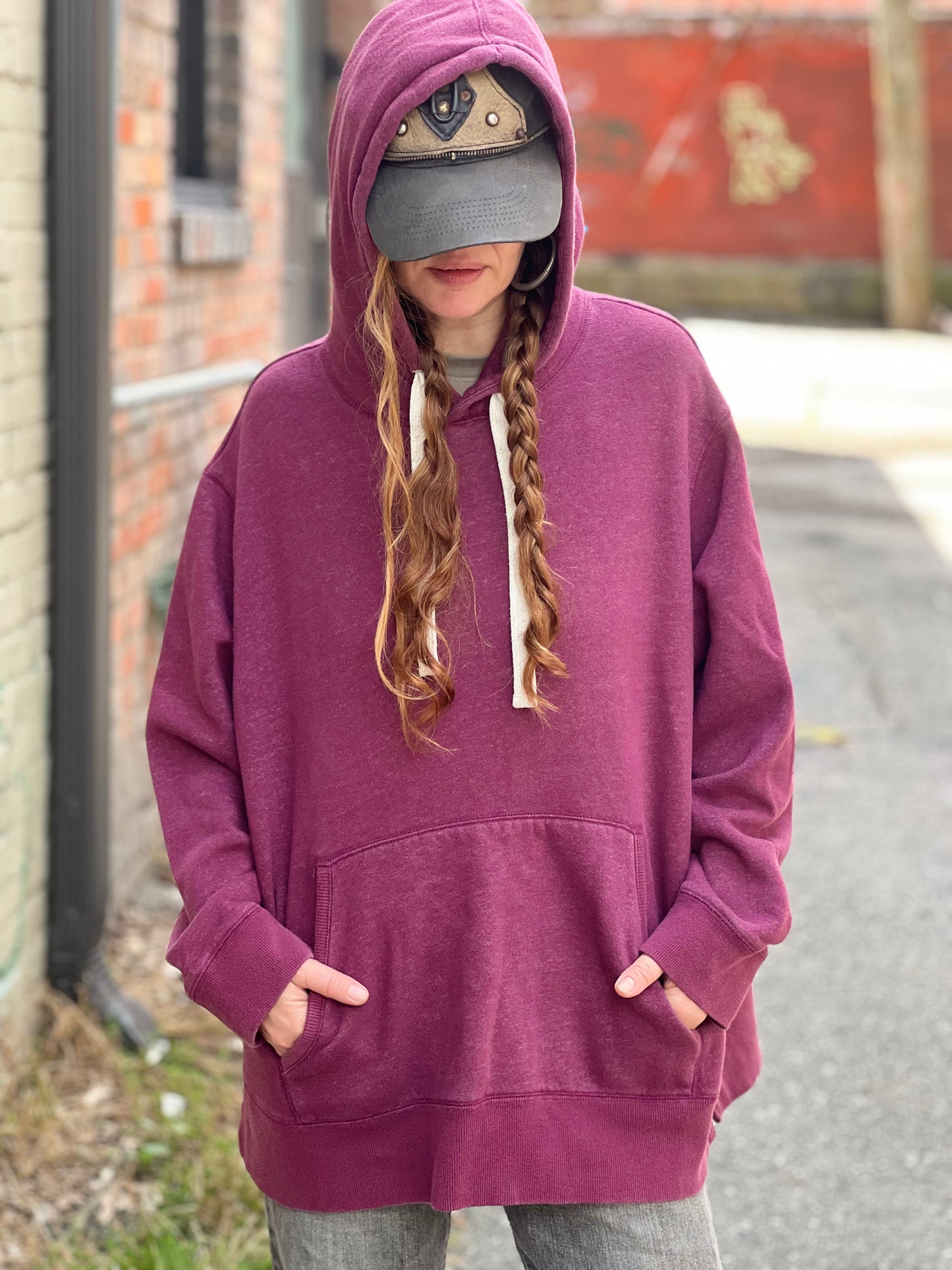 Burgundy 'Personal Demons' Hoodie