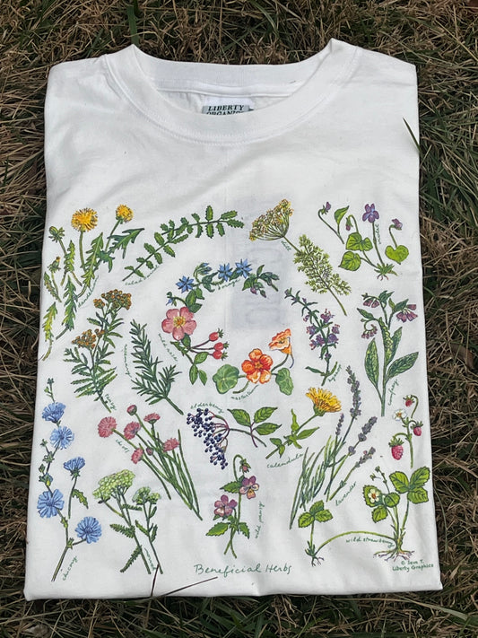 LO - Beneficial Herbs Print Shirt