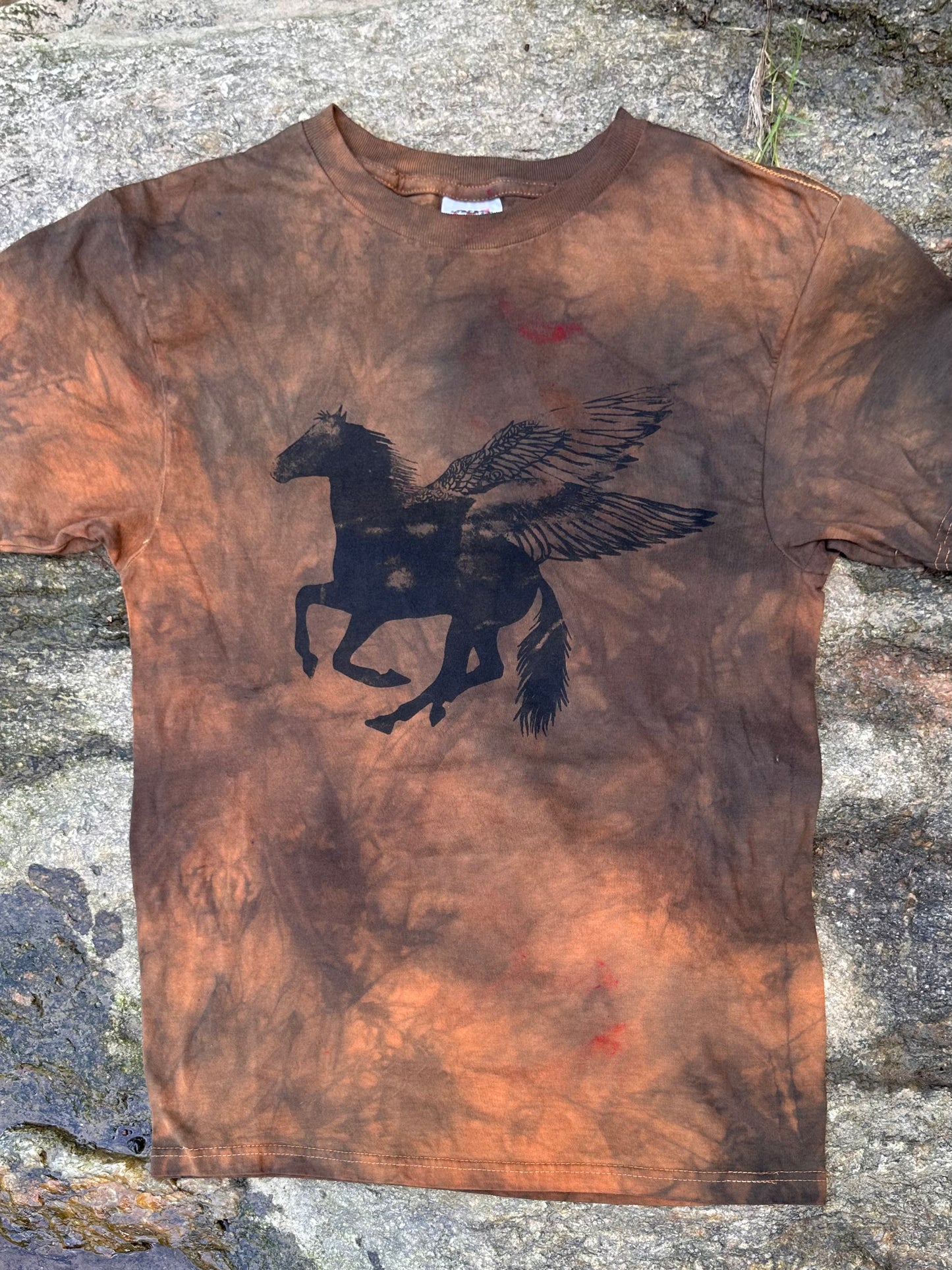 LO - XL - Dyed Old Copper 'Pegasus' 100% Cotton Shirt