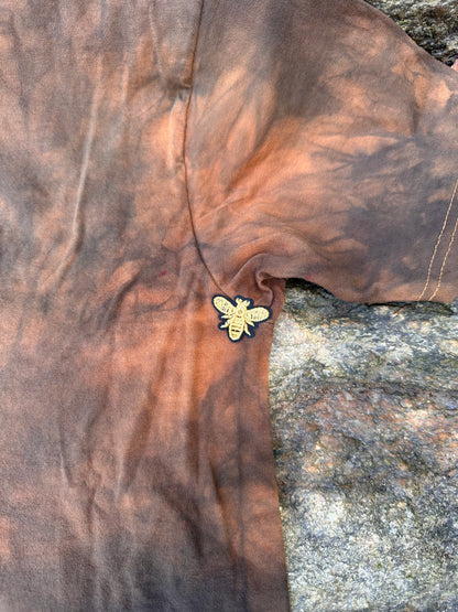 LO - XL - Dyed Old Copper 'Pegasus' 100% Cotton Shirt