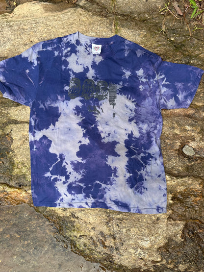 LO - XL - Dyed Ocean 'Owl' 100% Cotton Top