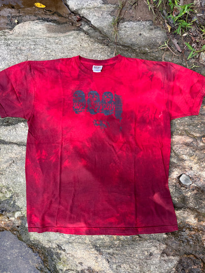 LO - XL - Dyed Cherry Red Owl 100% Cotton Shirt