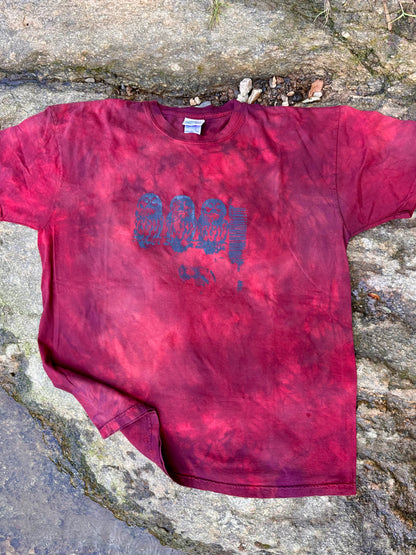 LO - XL - Dyed Crimson Owl 100% Cotton Shirt