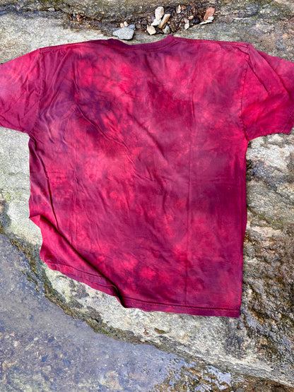 LO - XL - Dyed Crimson Owl 100% Cotton Shirt