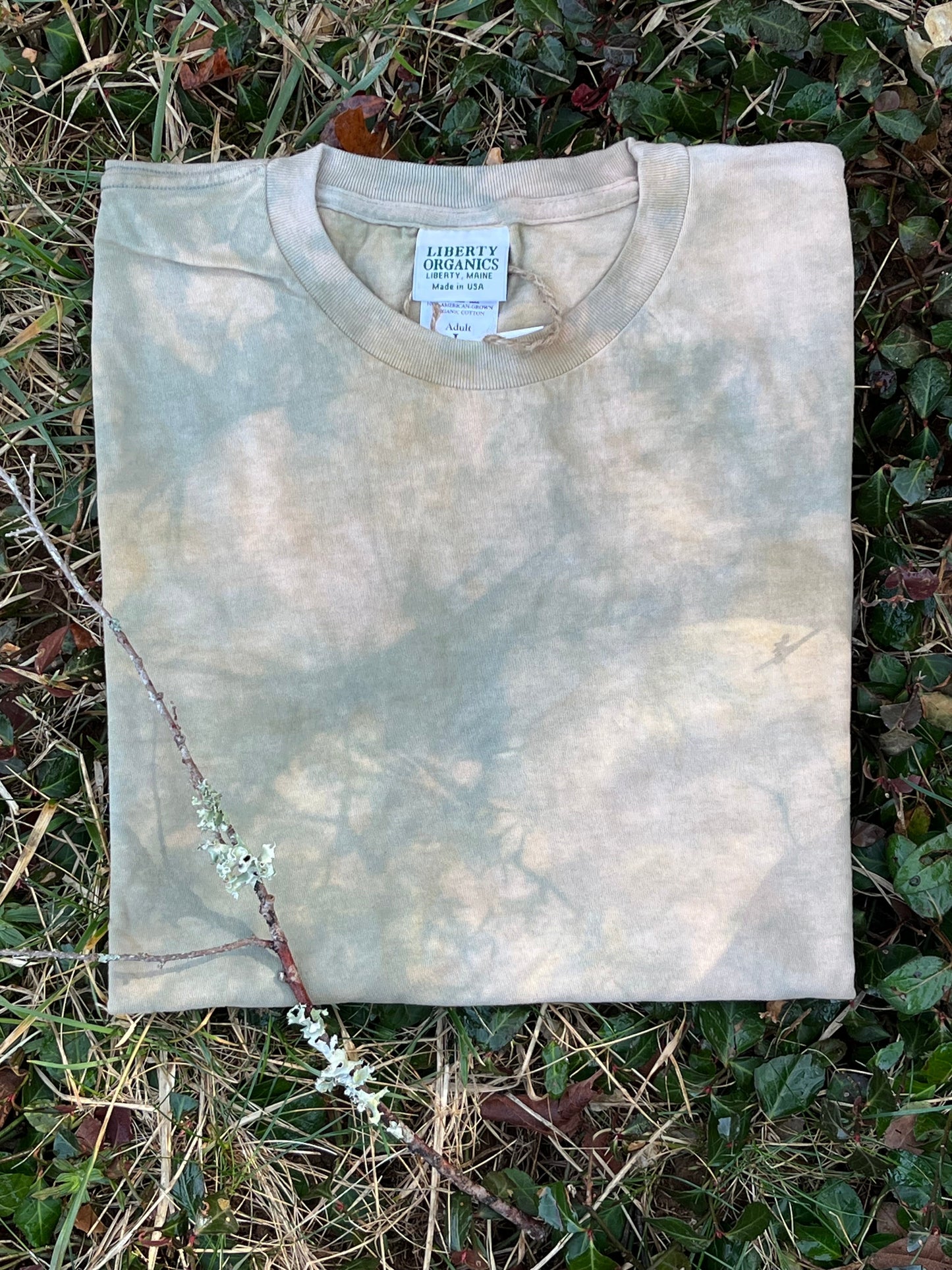 OOAK Dyed Organic Cotton T-shirt  004 Large