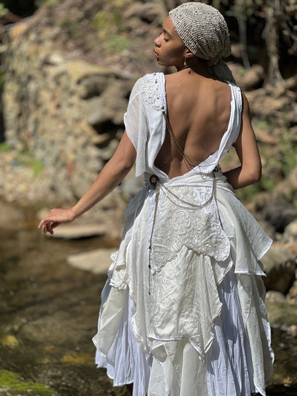 Pearls and Petals She-Wolf Gown