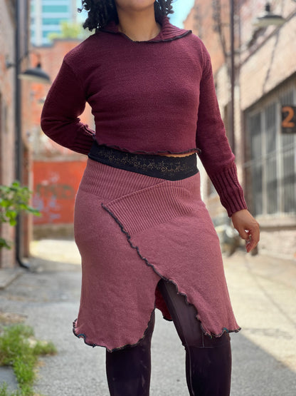 Cinnamon Midi Sweater Skirt