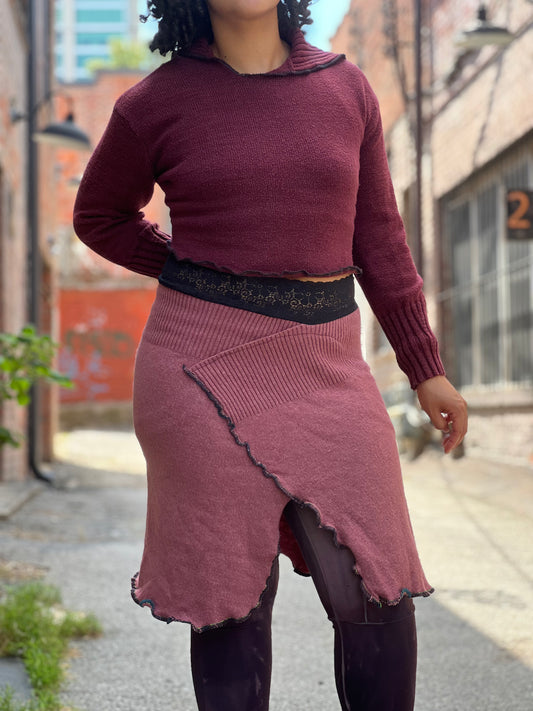 Cinnamon Midi Sweater Skirt