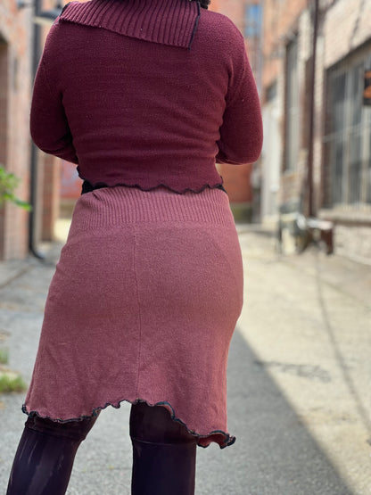 Cinnamon Midi Sweater Skirt