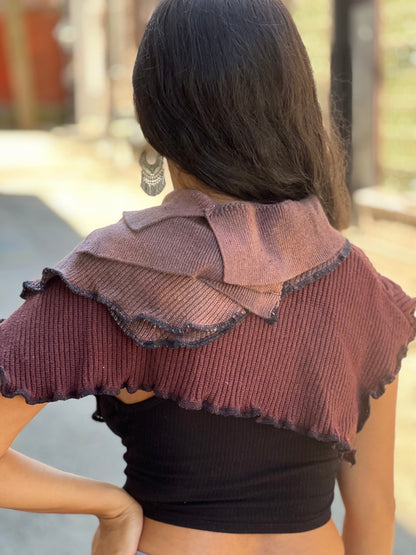 Maue & Maroon Sweater Scarf