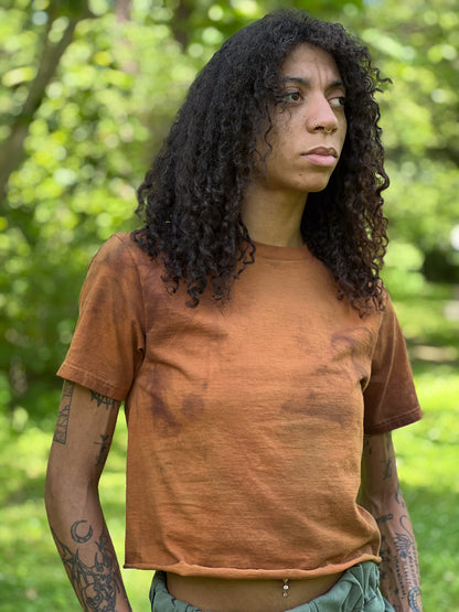 LO - ZW Crop Shirt (Dyed Gold - Saturn)