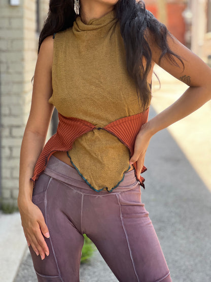 Dijon Spice Sweater Shrug Top