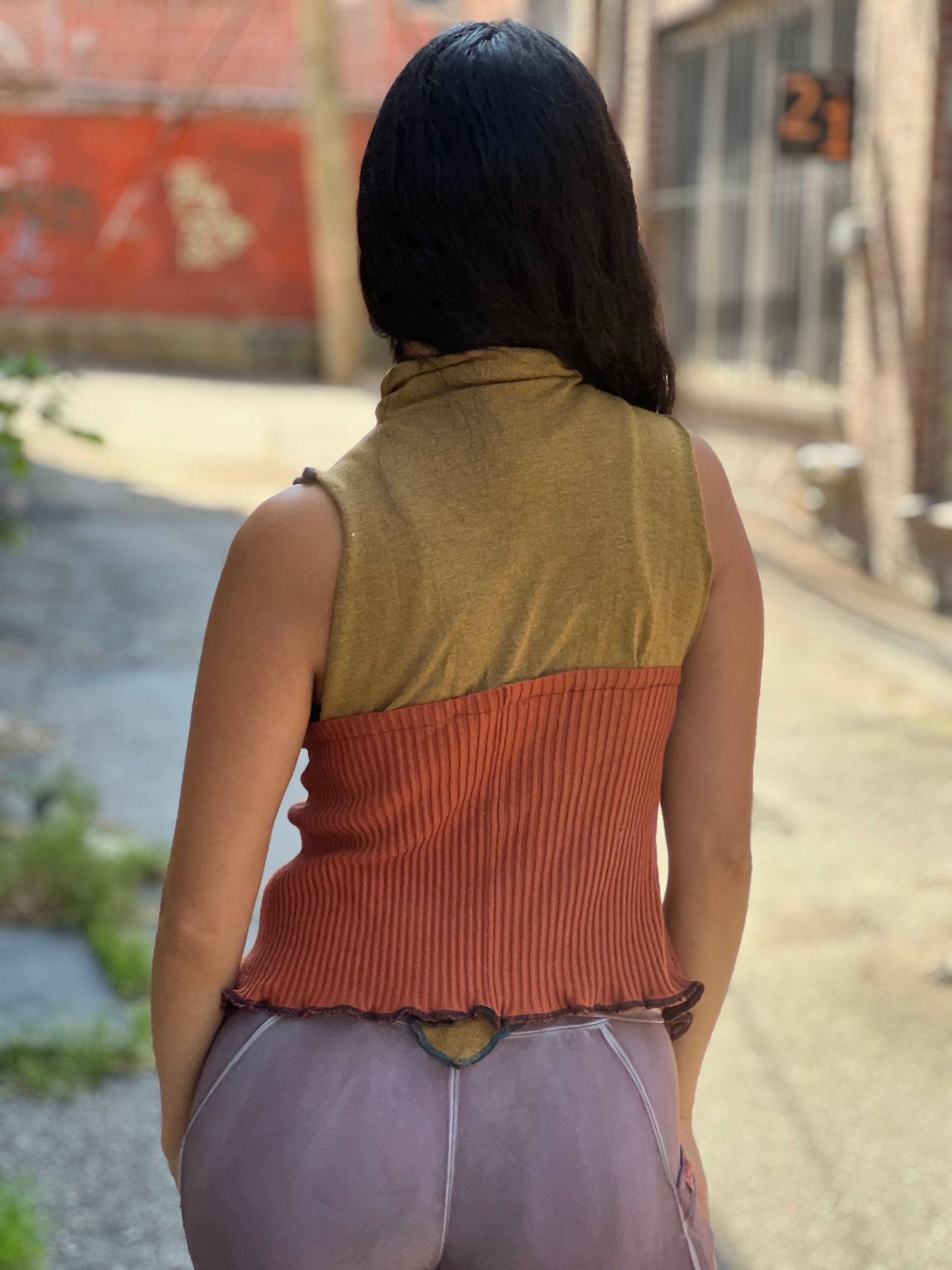 Dijon Spice Sweater Shrug Top