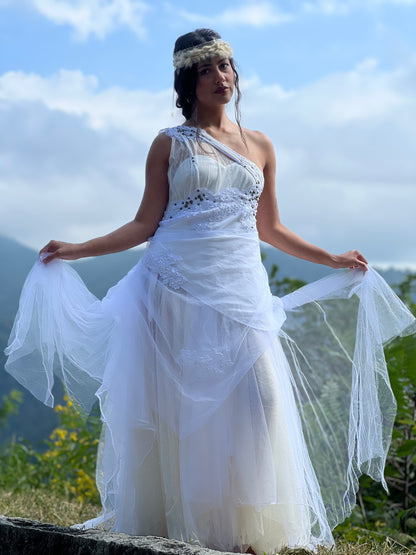 Petals and Dew Ritual Gown