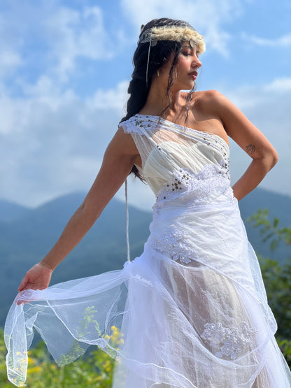 Petals and Dew Ritual Gown