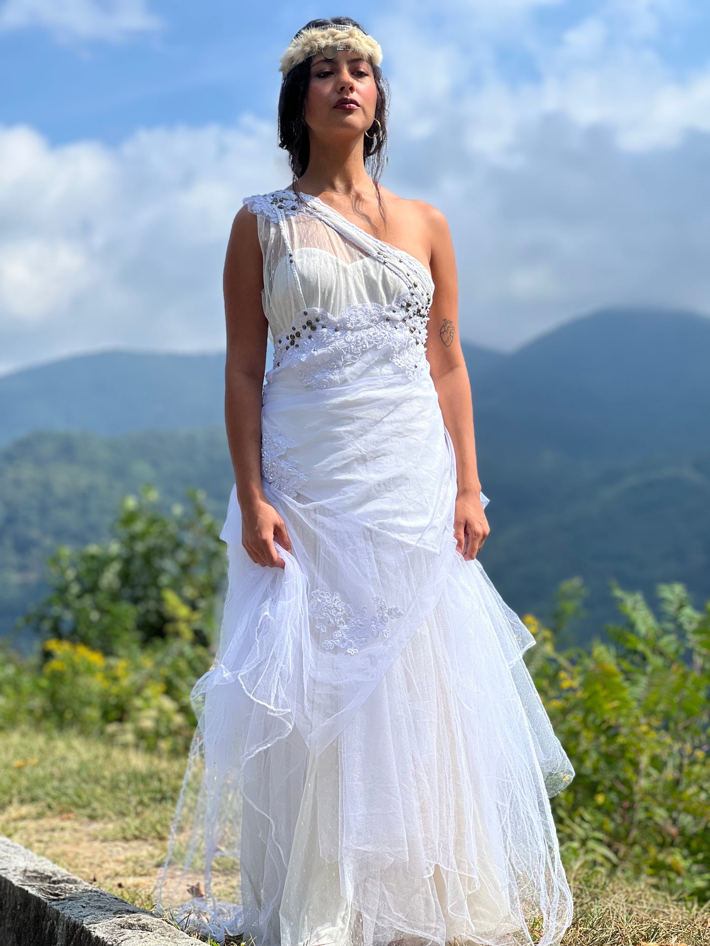 Petals and Dew Ritual Gown