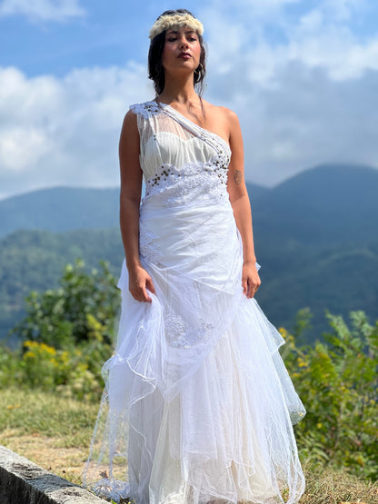 Petals and Dew Ritual Gown