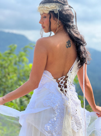 Petals and Dew Ritual Gown