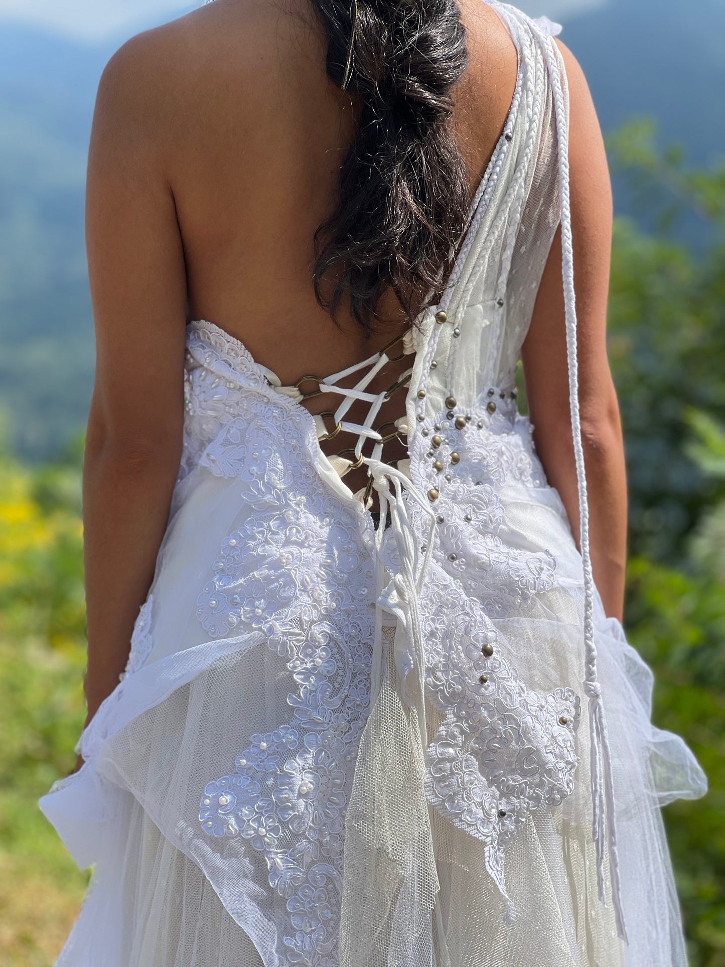 Petals and Dew Ritual Gown