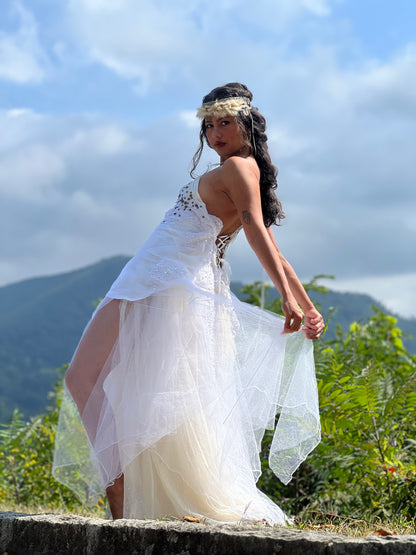 Petals and Dew Ritual Gown
