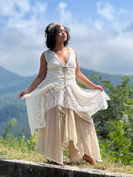 Flowers in Chain Ritual Gown